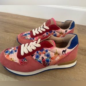 Inkkas Pink Floral Sneakers